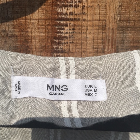 Mango Bow Linen Jumpsuit, Size M - Picture 2 of 4